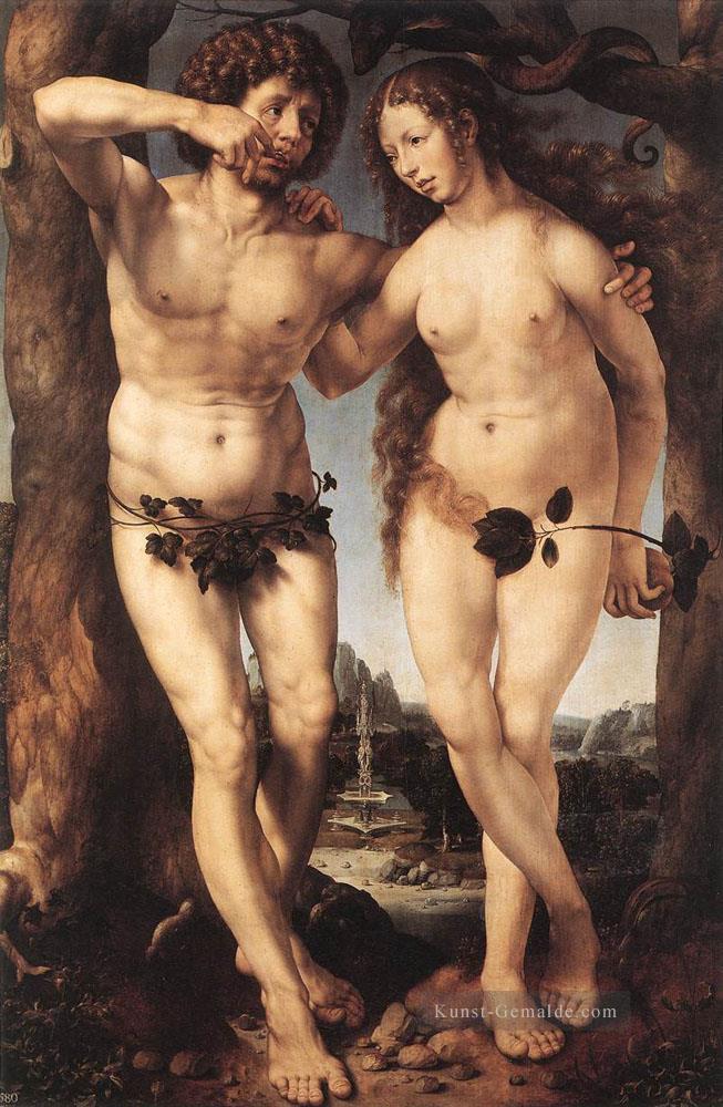 Adam und Eva Jan Mabuse Ölgemälde